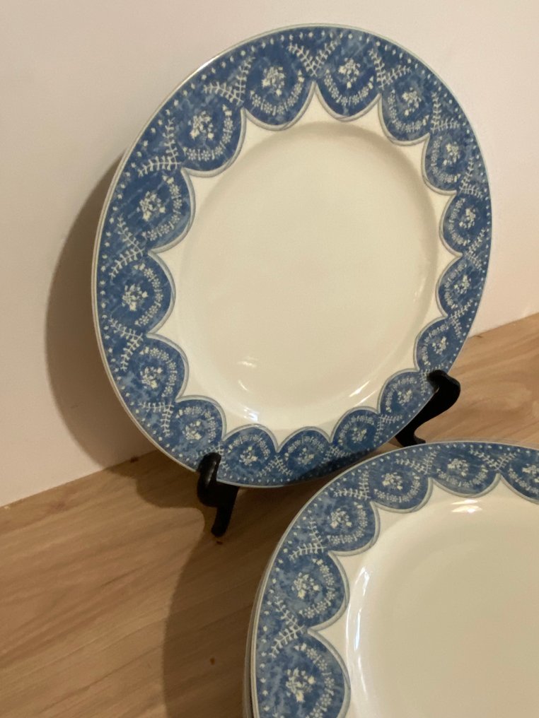 Limoges - Patrick Frey / Philippe Deshoulieres - 上菜碟 (6) - Crespières - 瓷器 - Limoges 平盘 #3.2