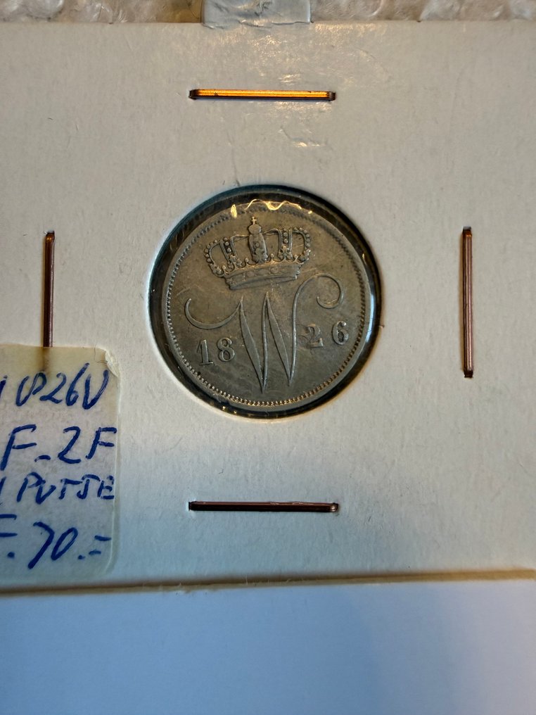 荷兰. 威廉一世. 10 Cents 1828  (没有保留价) #1.0