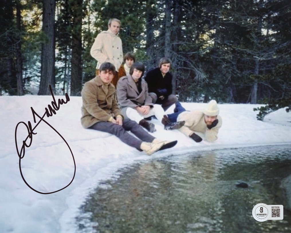 The Beach Boys, Al Jardine - Autographe, photo avec Beckett COA #2.1