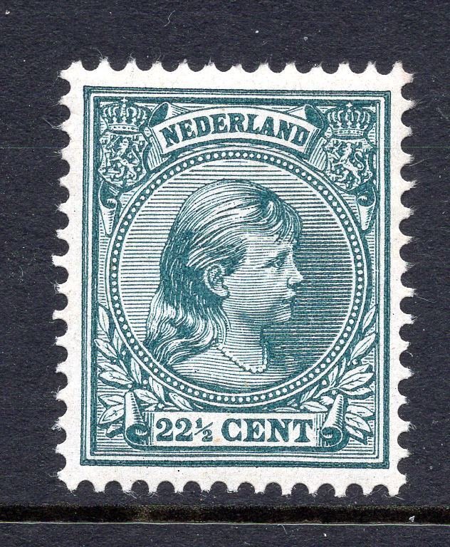Países Bajos 1891 - 1891-1894 Princesa Wilhelmina (cabello colgante) - NVPH 41 #1.0