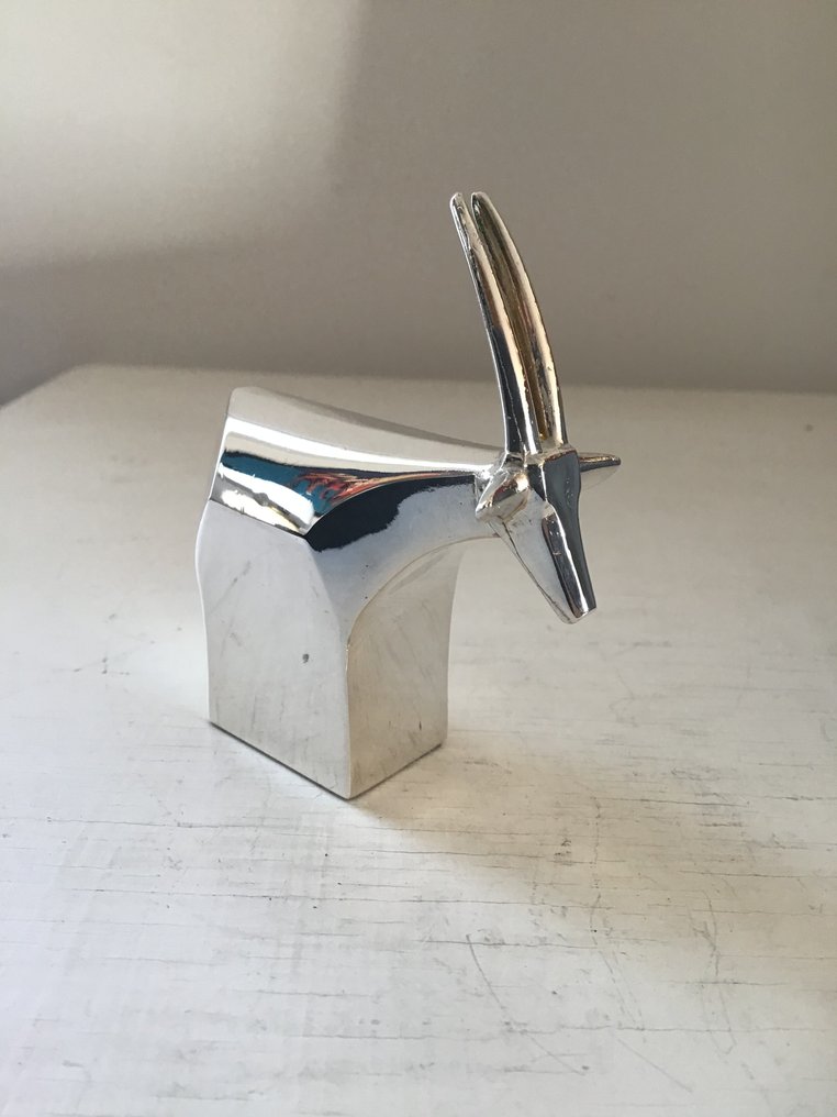 Dansk Designs - Gunnar Cyren - Briefbeschwerer - Antilope - Versilbert #2.1