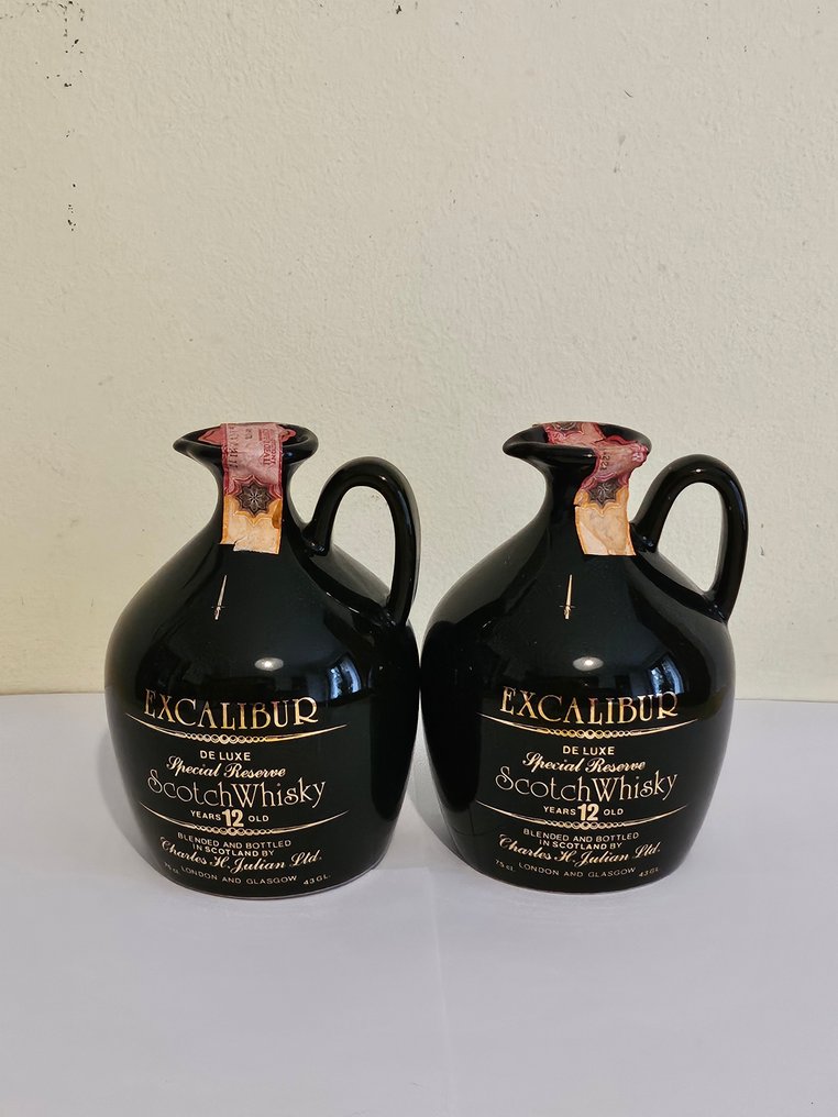 Excalibur 12 years old  - b. 1970-tallet - 75cl - 2 flasker #1.0
