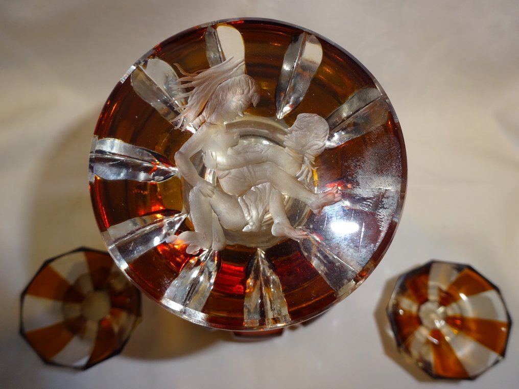 饮酒套装 - 玻璃 - ART DECO Erotik Motiv #1.0