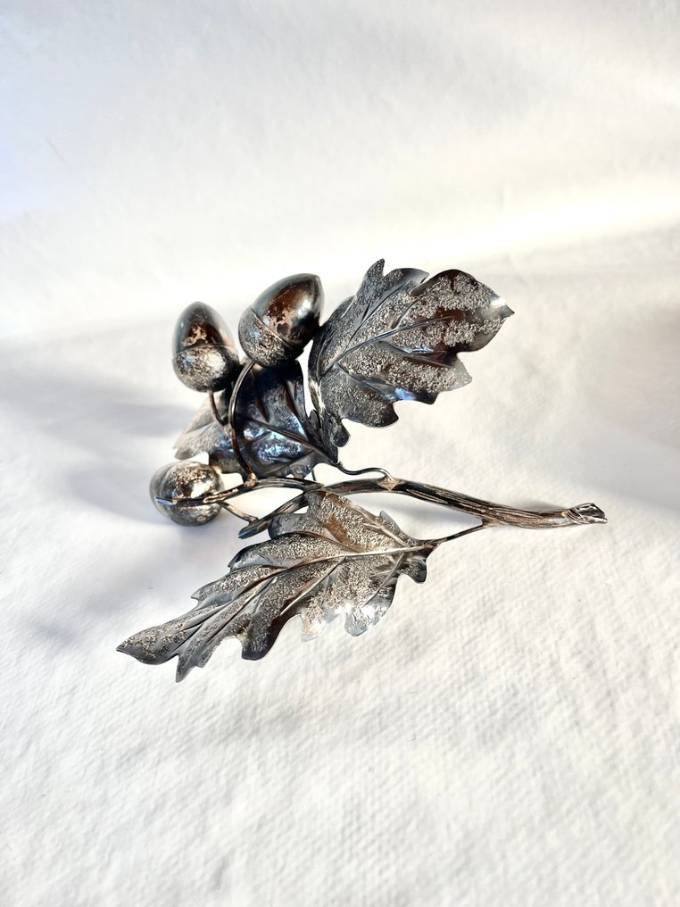 Mario Buccellati - Skulptur, Ramo di noccioline 13 cm timbrato - 8.5 cm - .925 silver #1.0