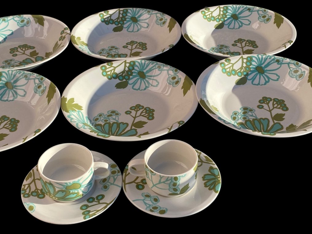 德国唯宝 - Christine Reuter - Scarlett - 6人用餐具套装 (10) - 瓷 - 没有保留价格！！ #1.0