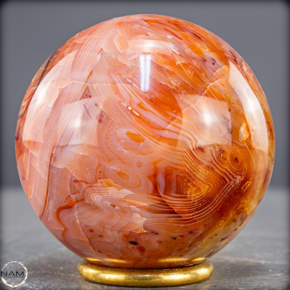 火之心：红玉球 作为自然艺术品- 682.45 g #2.1