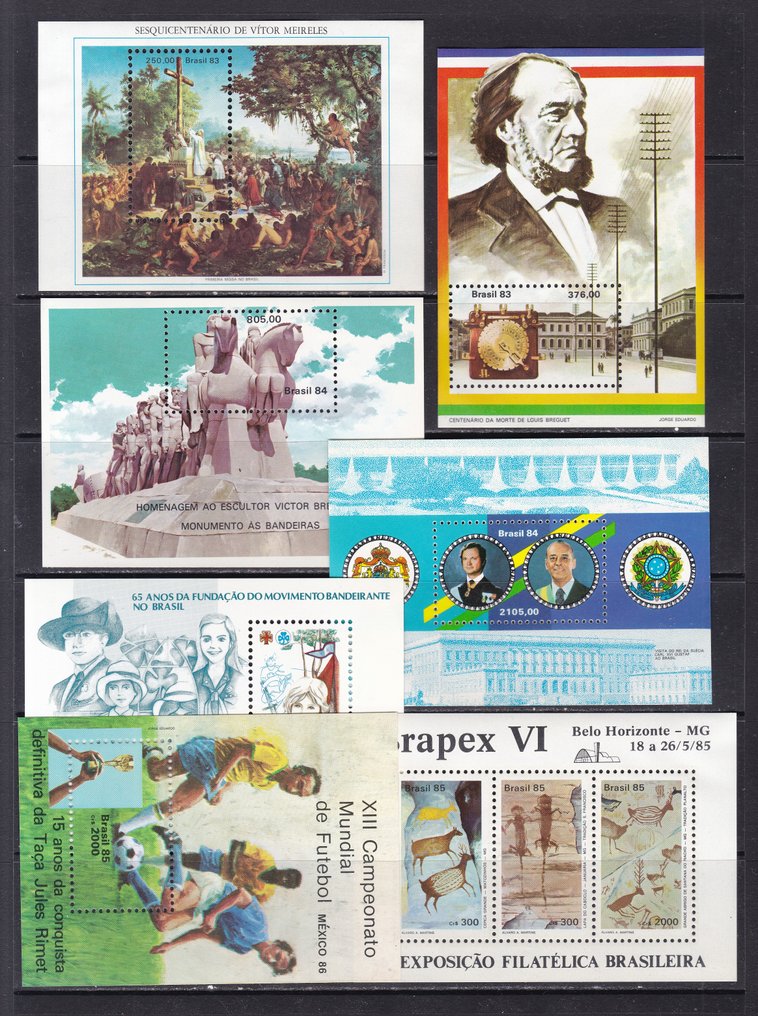 Brasil 1970/1995 - Coleccion Hojitas - Alle MNH #2.1