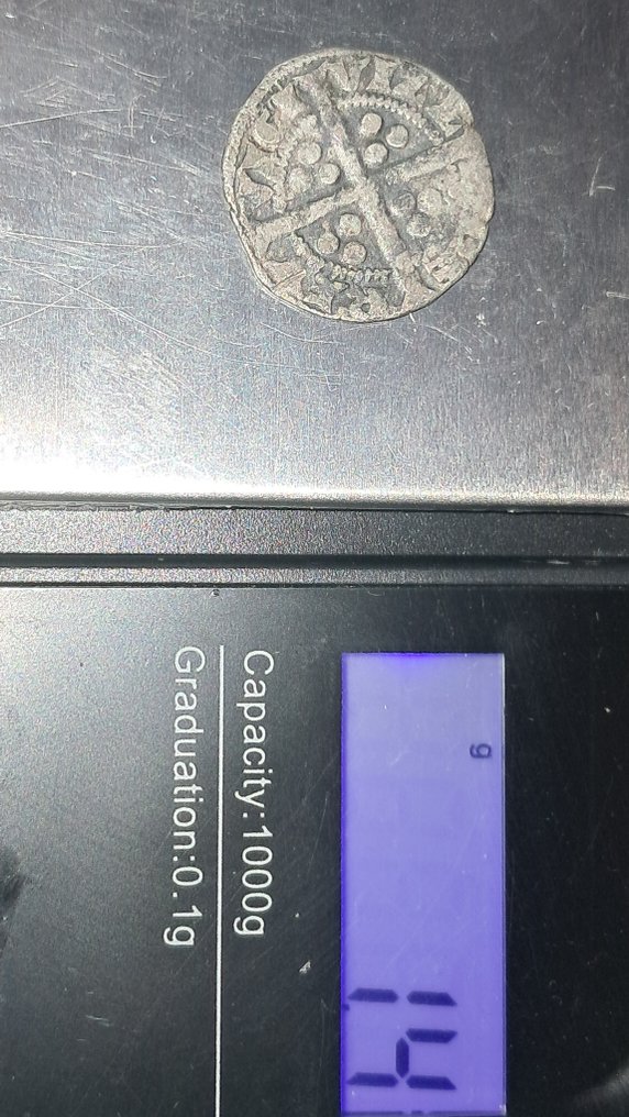 . Kingdom of England. Edward I. Silver Penny 1279- 1302. Dublin. (Senza prezzo di riserva) #4.3