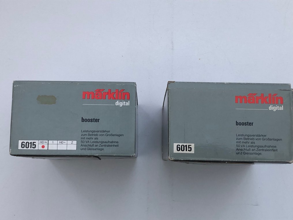 Märklin H0 - 6015 - Transformer (2) - 2 boosters with manual and original packaging. #1.0