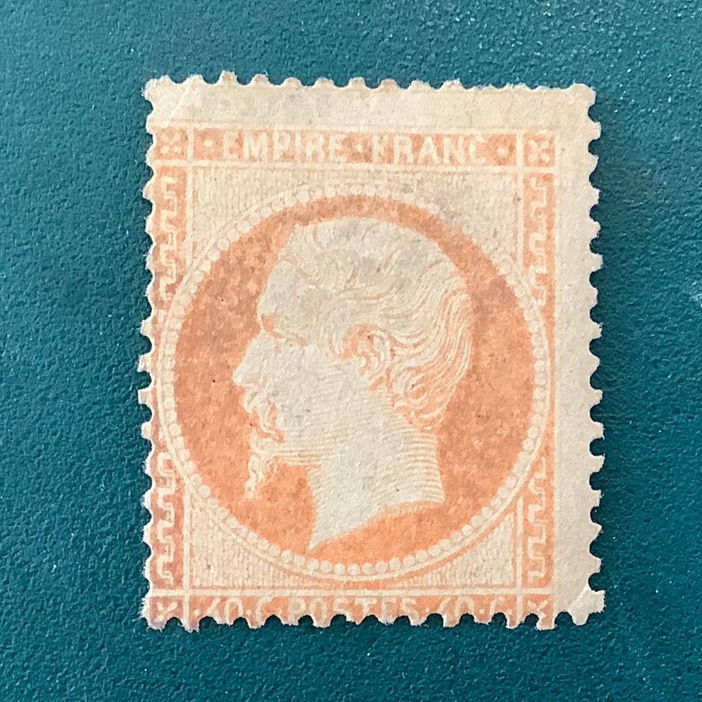 法國 1862 - 40美分拿破仑帝国系列硬币，已检查，Calves。 - Yvert 23 #1.0