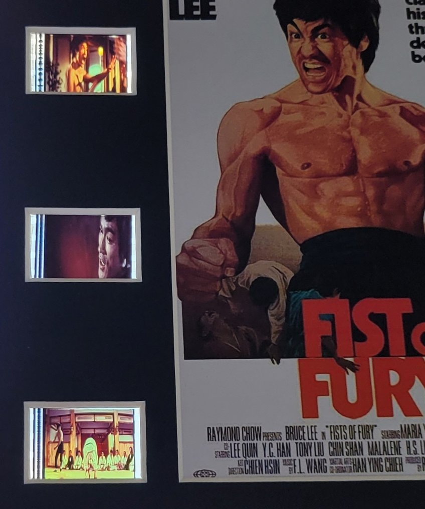 Bruce Lee- Fist of Fury - Framed Film Cell Display with COA #3.2