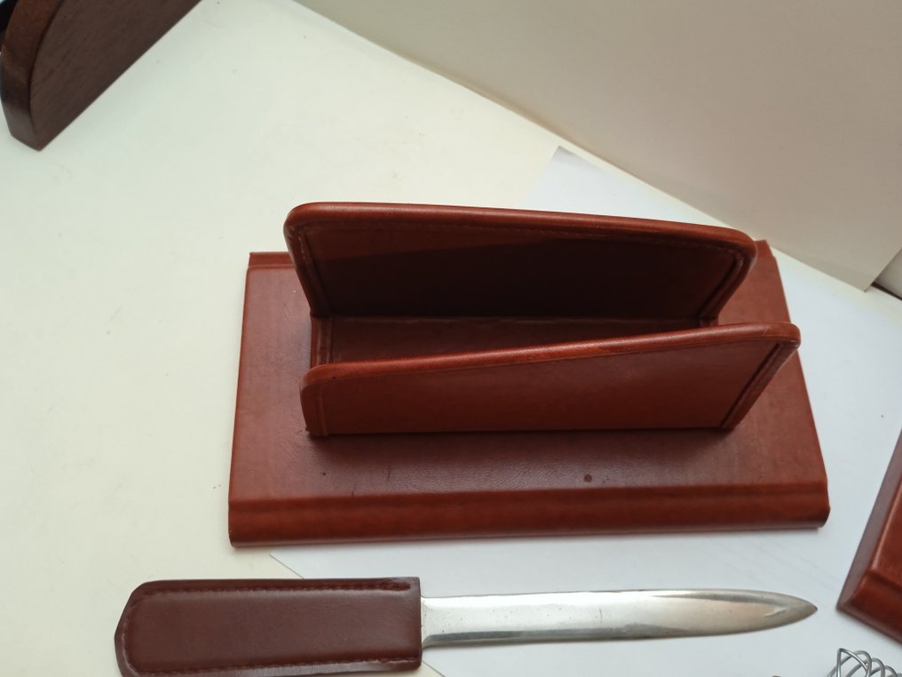 Ottaviani - 桌上用品套裝  (5) - .925 銀, 鋼, 皮革 #4.3