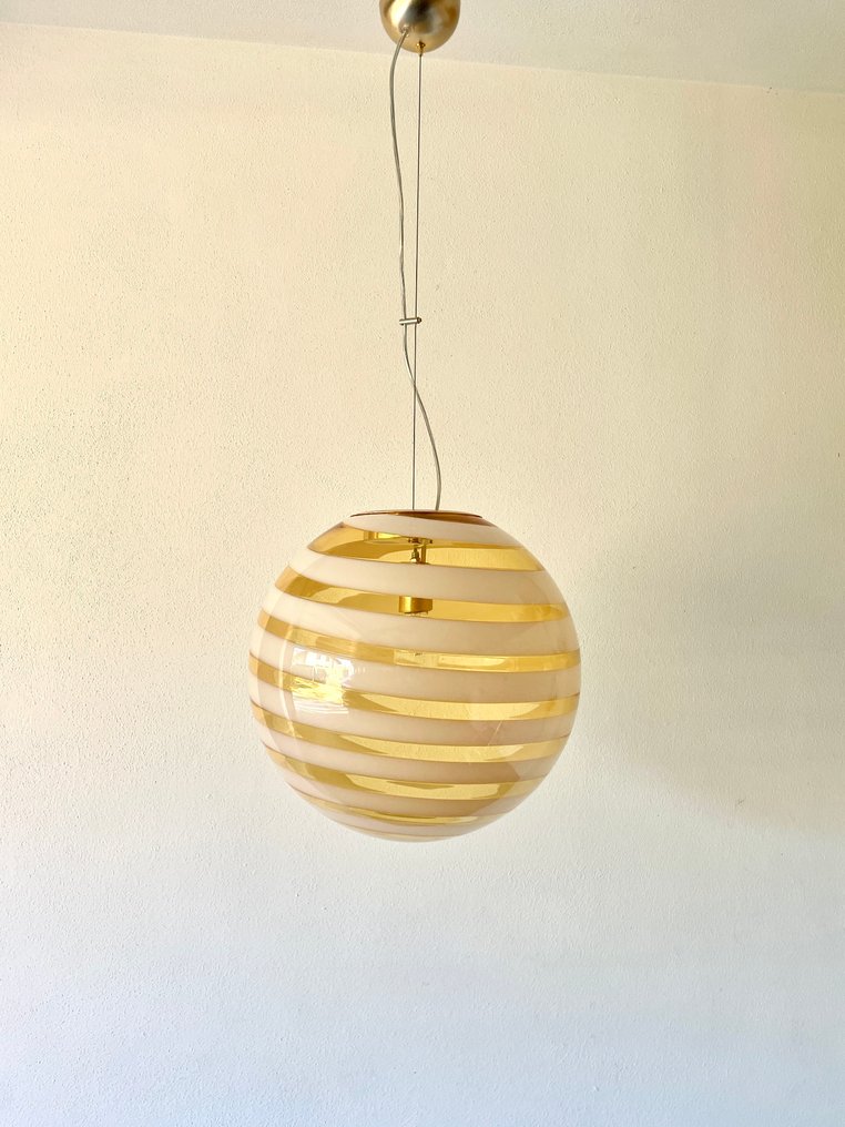 MIMU interior - Chandelier - Amber Candy D, 40cm - Murano glass #4.3