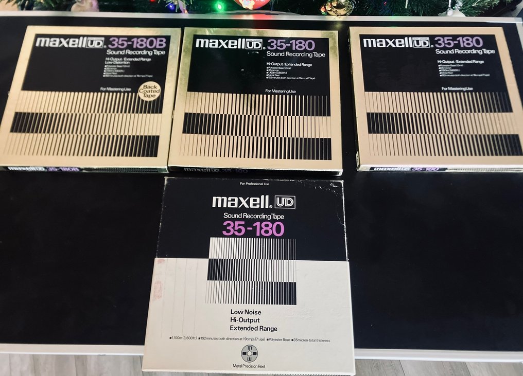 Maxell - 35-180 - 1/4-Zoll-Spule mit Band - 1982 #1.0