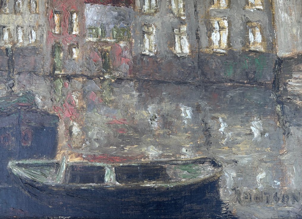 Carine Hanson (1958-) - Avondgezicht te Gent #3.2