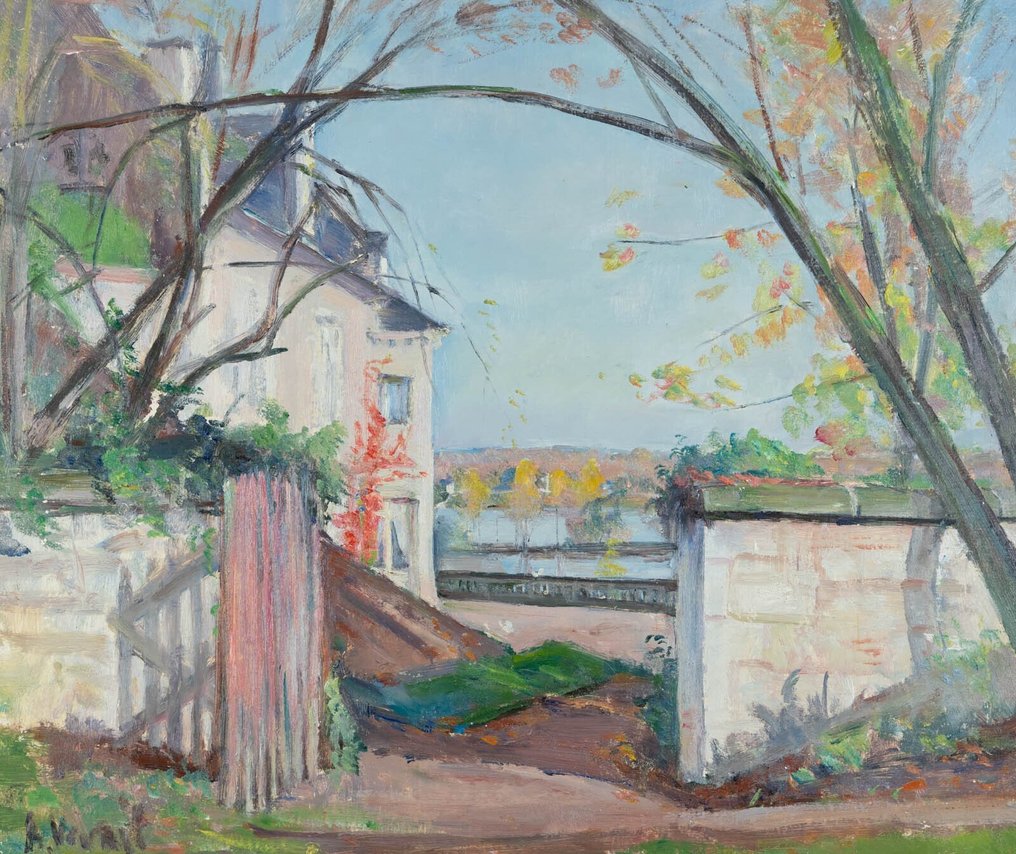 André-Léon Vivrel (1886-1976) - Maison bourgeoise en bord de Seine #4.3