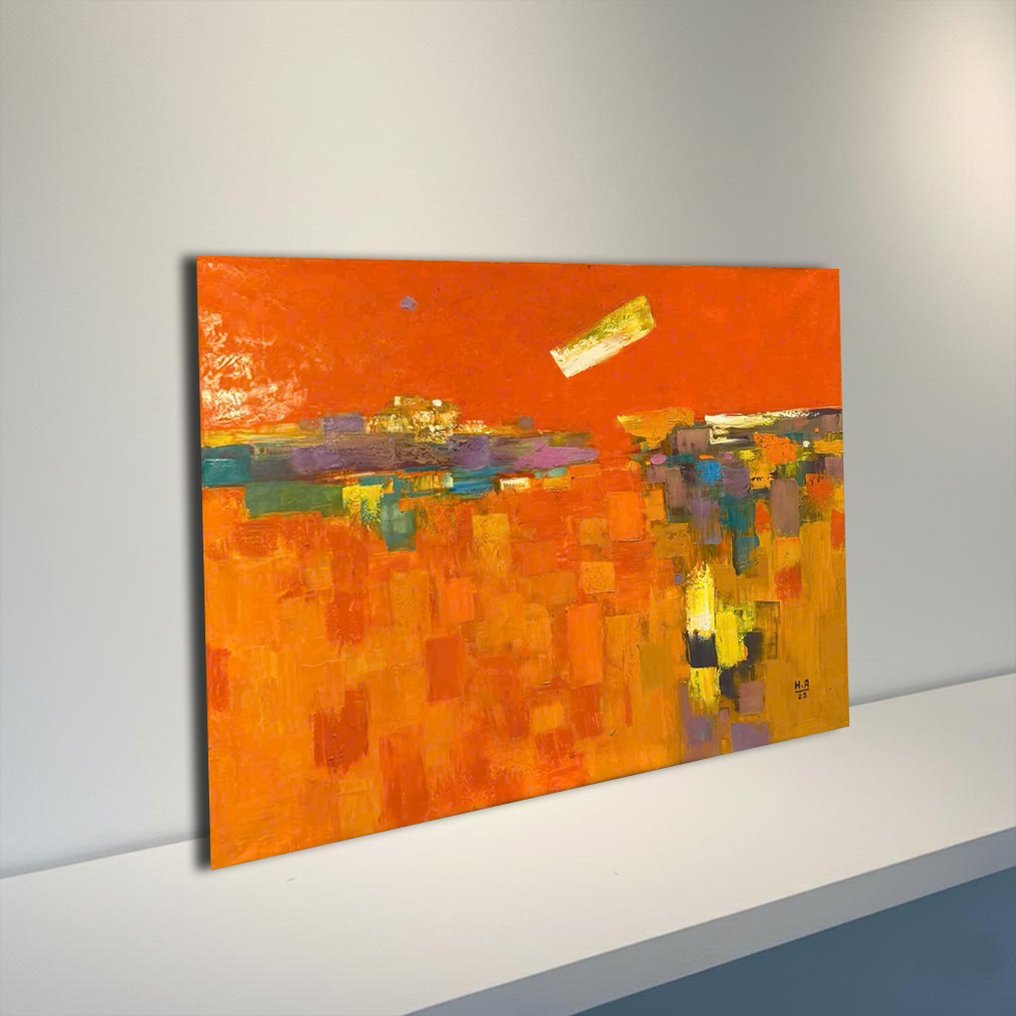 Hoang Anh (1984) - Horizon Suspendu 100 X 120 cm #3.2