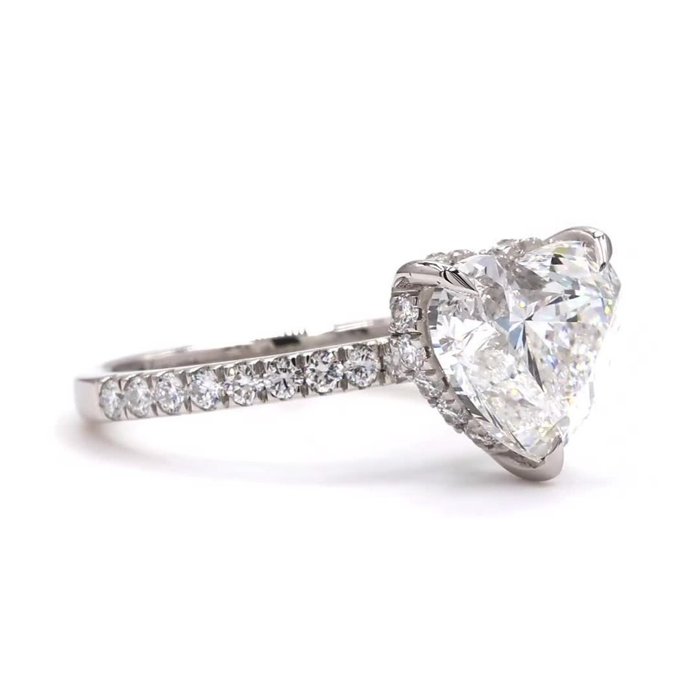 戒指 鉑金 - 4.67ct. tw. 鉆石 (實驗室培育) - 鉆石 - D,VVS2 #4.3