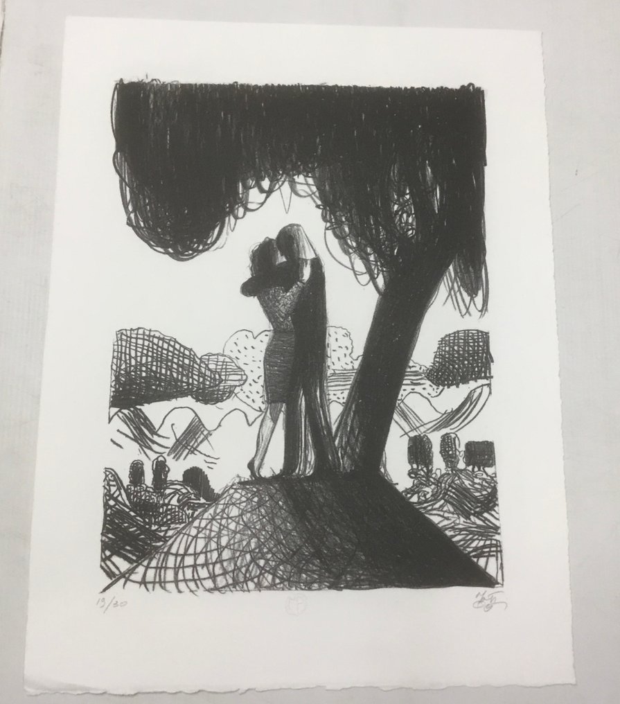 Lorenzo Mattotti - 1 Λιθογραφία - Les Amants #1.0