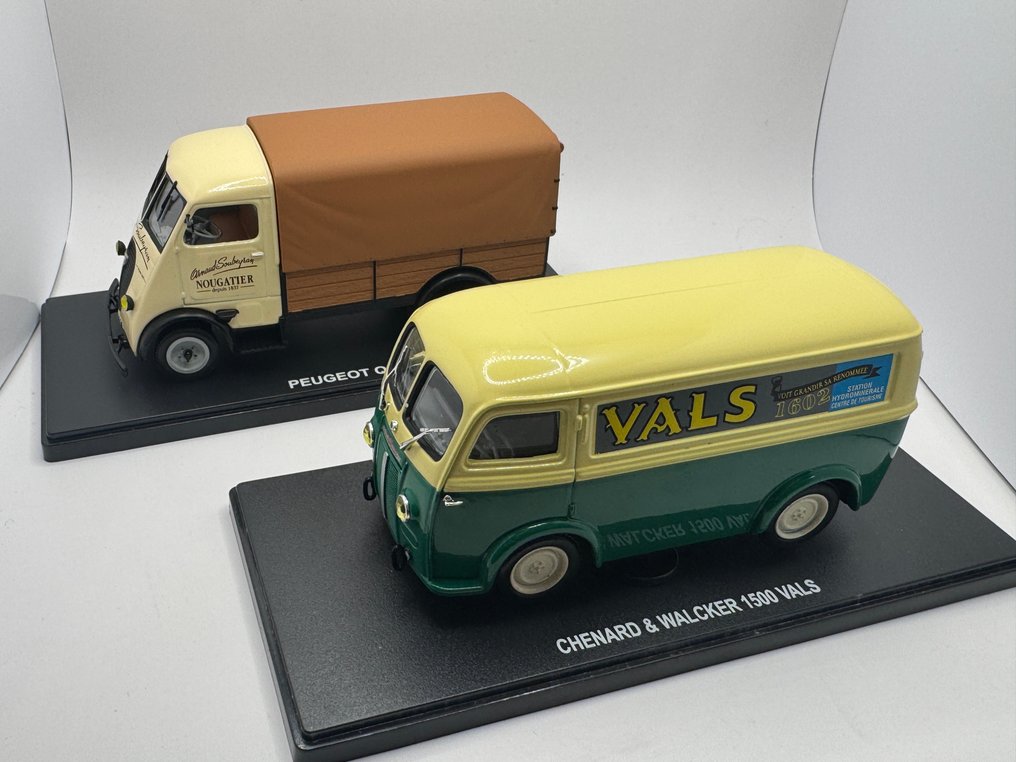Atlas 1:43 - Miniatura de carro  (3) - PEUGEOT Q3A et CHENARD & WALCKER 1500 - PANHARD DYNA X BREAK - NOUGATIER e VALS e HOTEL SULLY #1.0