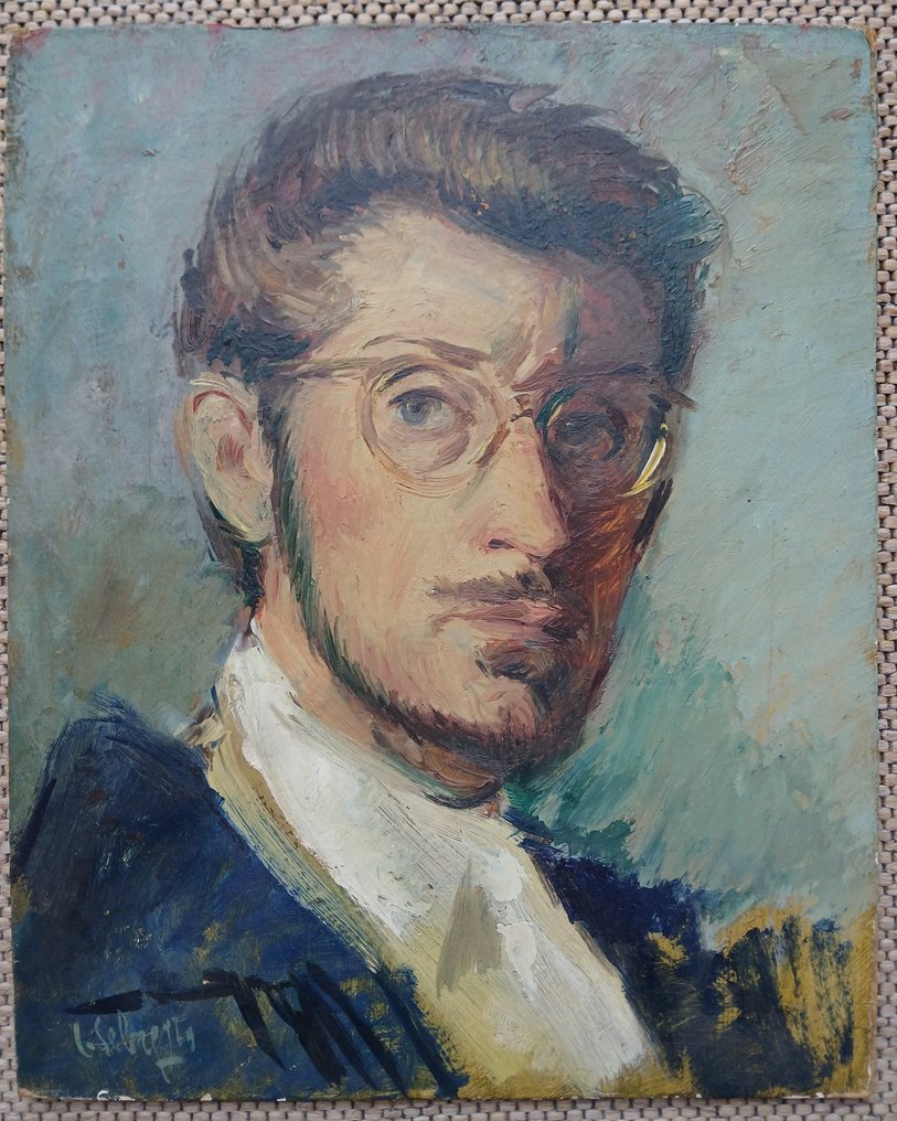 Lode Sebregts (1906-2002) - Zelfportret #1.0
