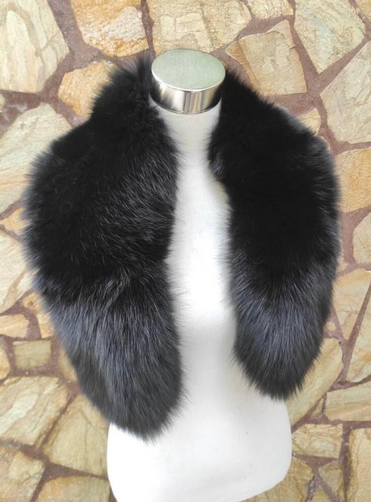 Artisan Furrier - Black - Fox Fur Collar - Halstuch #2.1