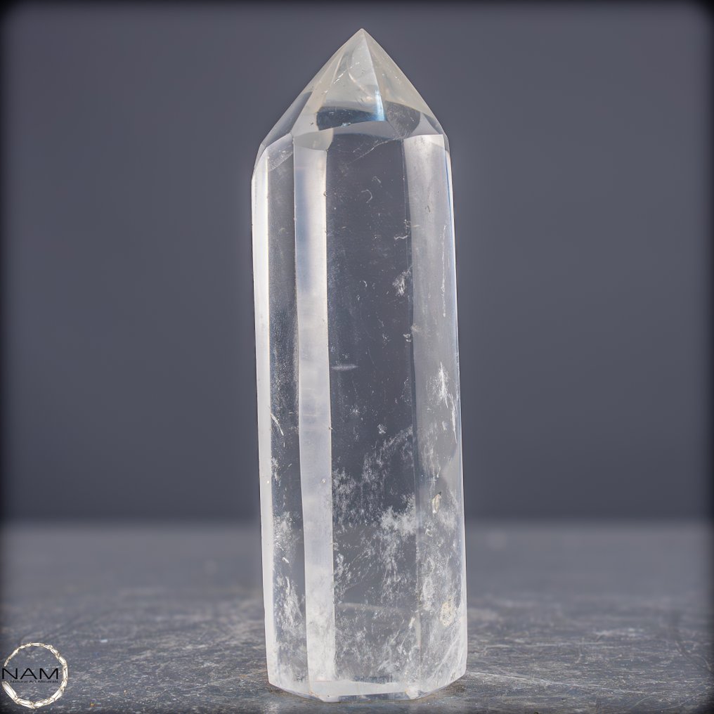 天然紫水晶方尖碑 明亮通透的清晰与柔和的微光- 199.09 g #2.1