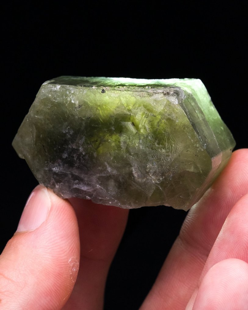 （欧洲经典）绿萤石 单晶 - 高度: 2.5 cm - 闊度: 4.6 cm- 60 g - (1) #1.0