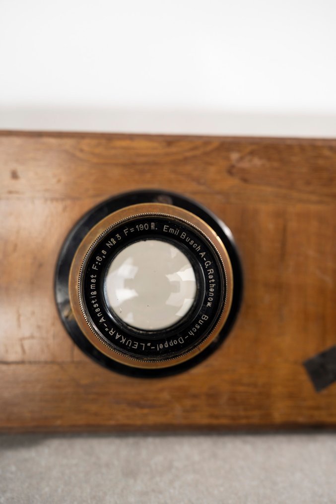 Emil Busch A-G. Rathenow Busch-Doppel-Leukar-Anastigmat 6.8/190mm Camera lens #1.0