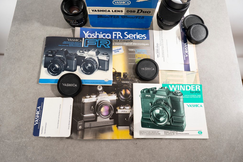 Yashica FR + winder + DSB 2.8/28mm + DSB 2/55mm + 2.8/135mm Spiegelreflexkamera (SLR) #2.1