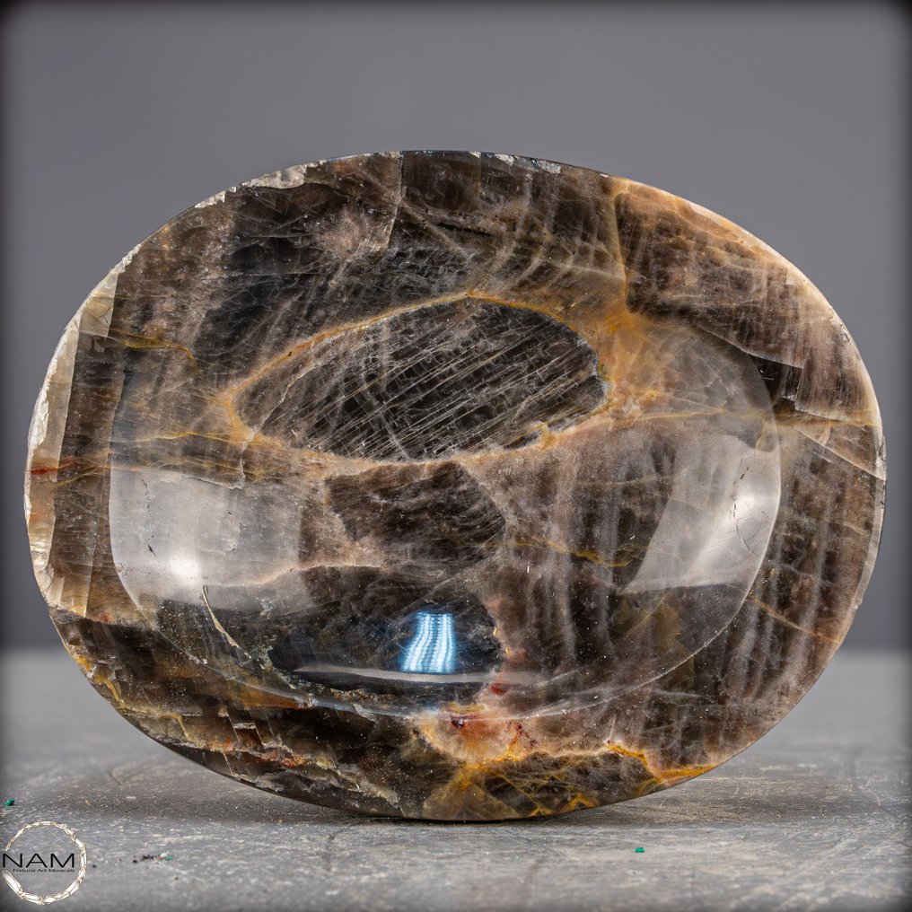 Cálice exclusivo de pedra da lua natural de Madagascar- 814.87 g #4.3