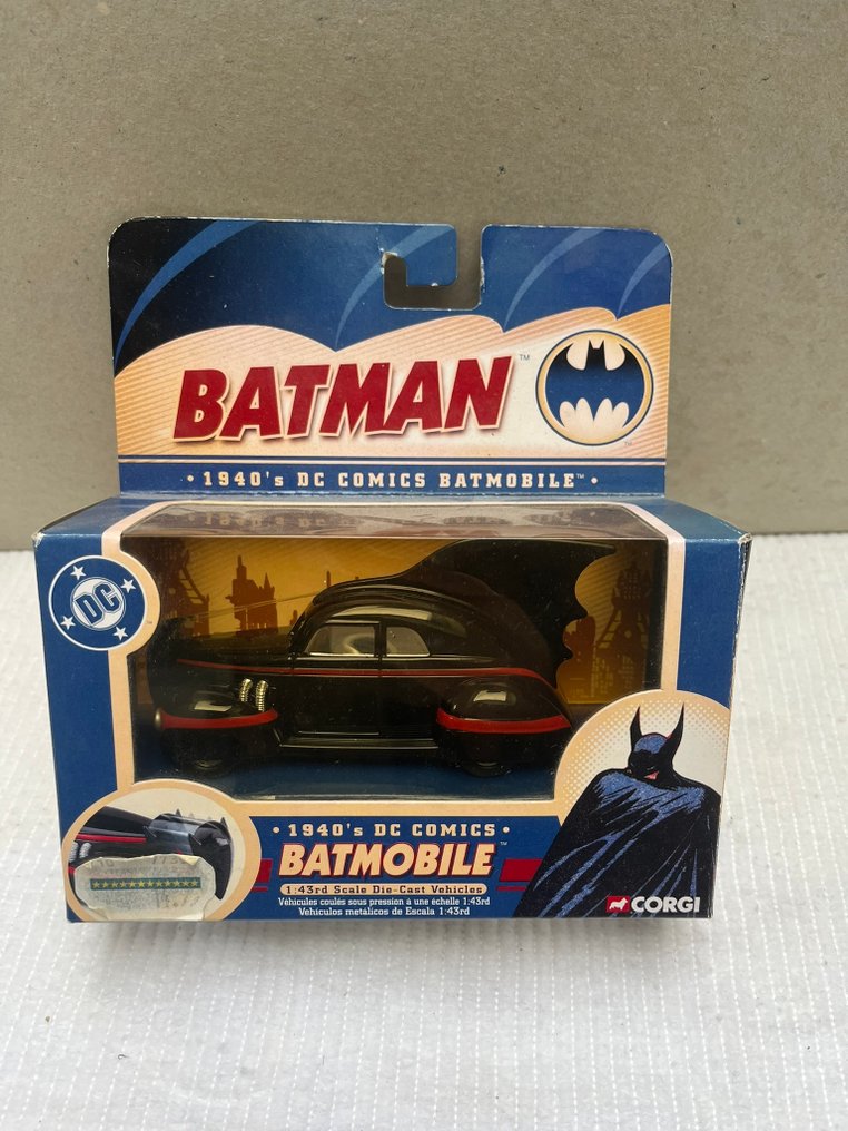 Corgi 1:43 - 模型車 - Corgi Batmobile - 1940年代的DC漫画 #1.0