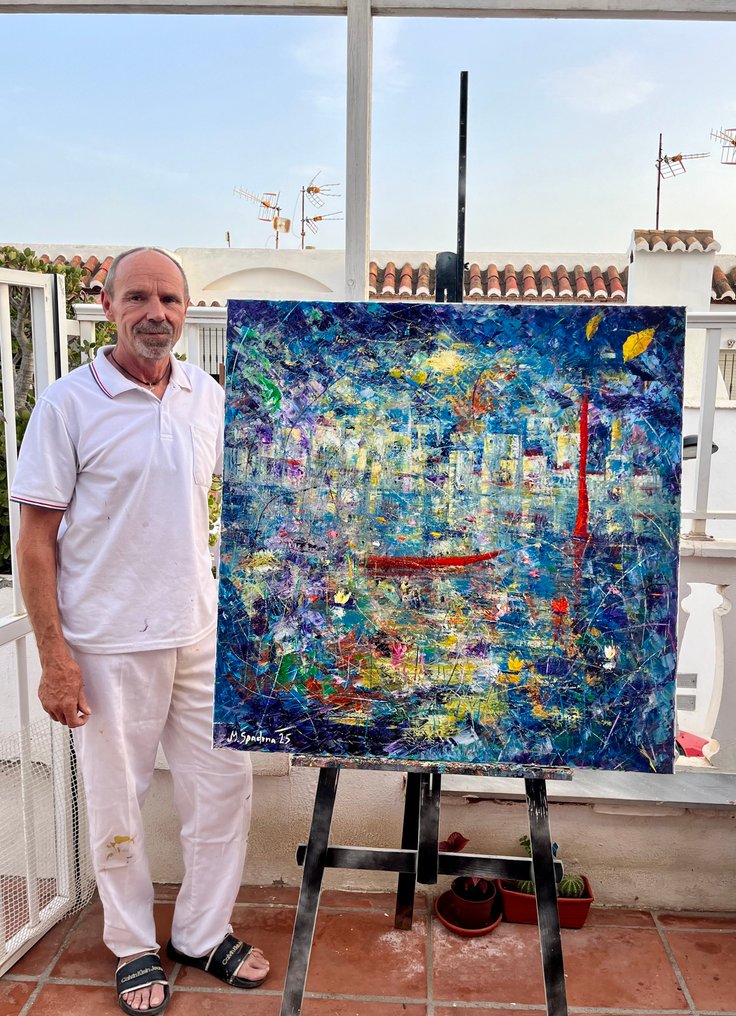 Miroslav Spadrna (Pintorcheco) - Navegación espiritual (spiritual navigation) XL #2.1