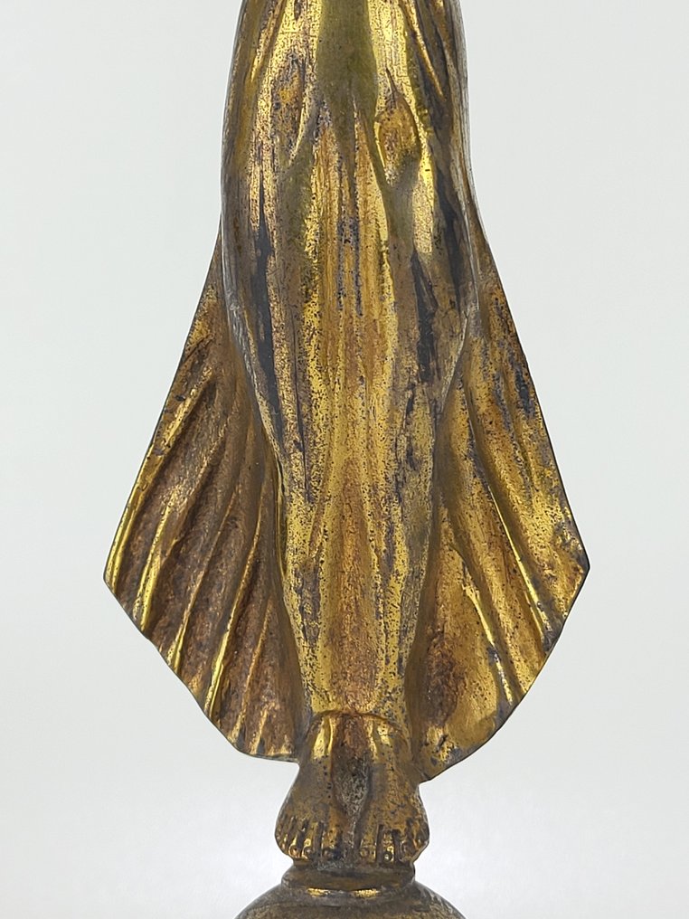 Jalkalamppu - Kullattu messinki - Gilded Brass pöytälamppu #4.3