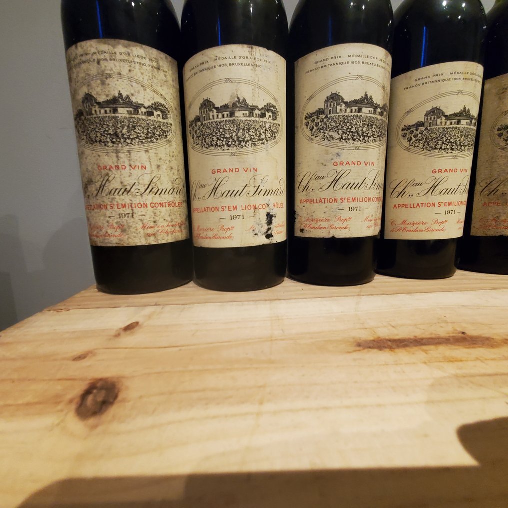 1971 Château Haut Simard - Saint-Émilion - 6 Bottiglie (0,75 L) #1.0