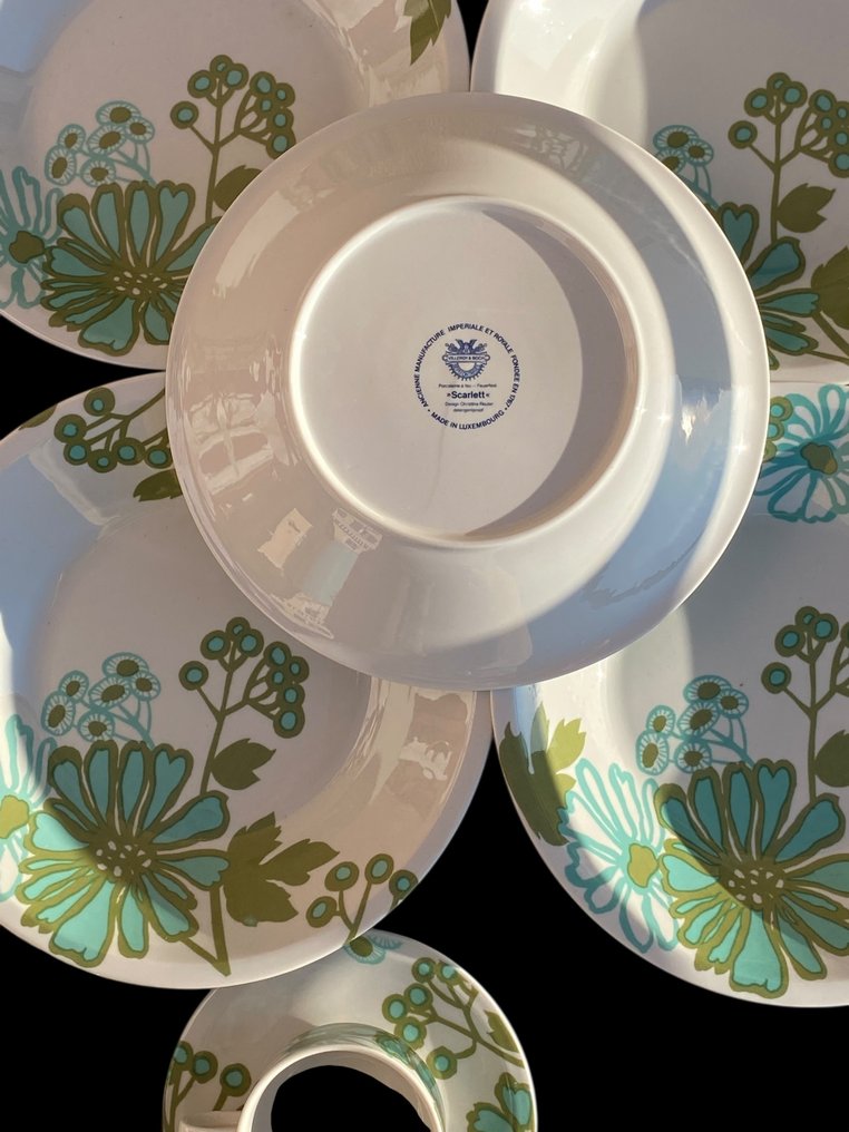 德国唯宝 - Christine Reuter - Scarlett - 6人用餐具套装 (10) - 瓷 - 没有保留价格！！ #1.0