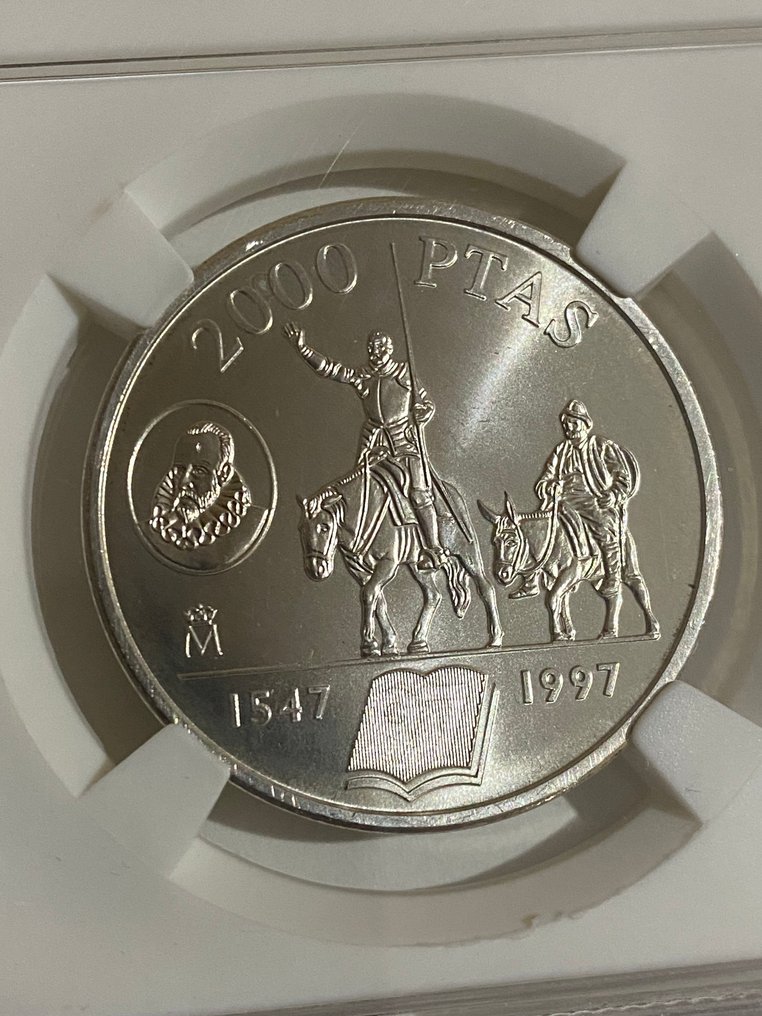 Spagna. Juan Carlos I. 2000 Pesetas 1997  (Senza prezzo di riserva) #1.0