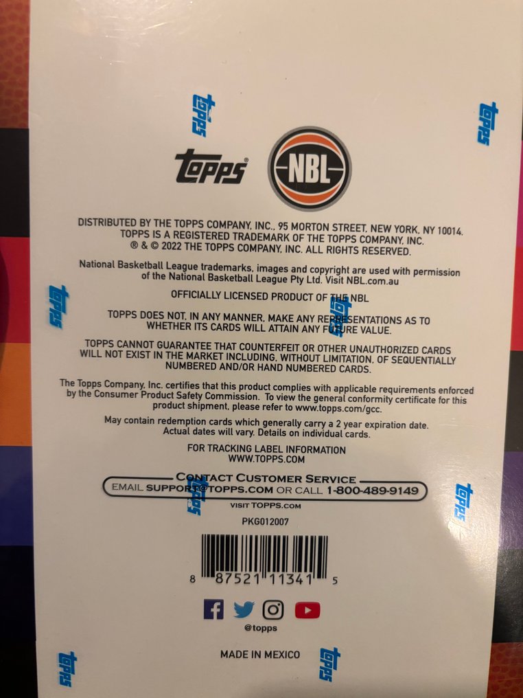 2025/26 Topps Topps Luka Doncic, Stephen Curry Embalaje original, Carta seriada, Sealed box - 3 Box - Impecable (I) #3.2
