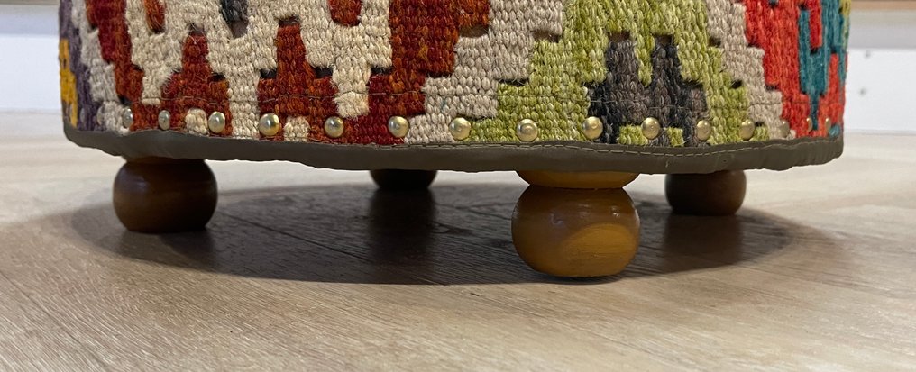 Kelim 手工编织的kelim - （未使用） - 未使用 - 羊毛 - 色彩丰富的kelim - 全新 - 未使用 - 花毯 - 37 cm - 37 cm #4.3