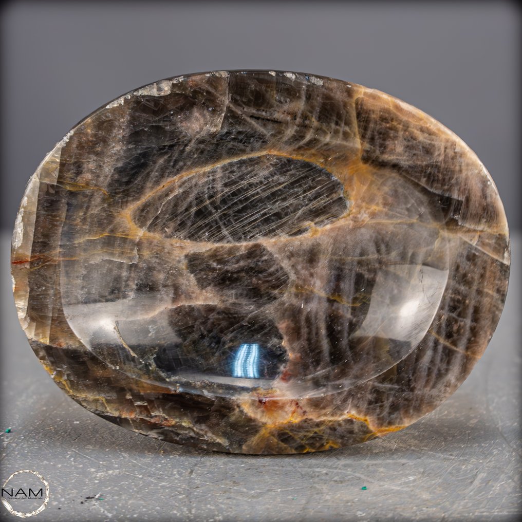 Cálice exclusivo de pedra da lua natural de Madagascar- 814.87 g #2.1