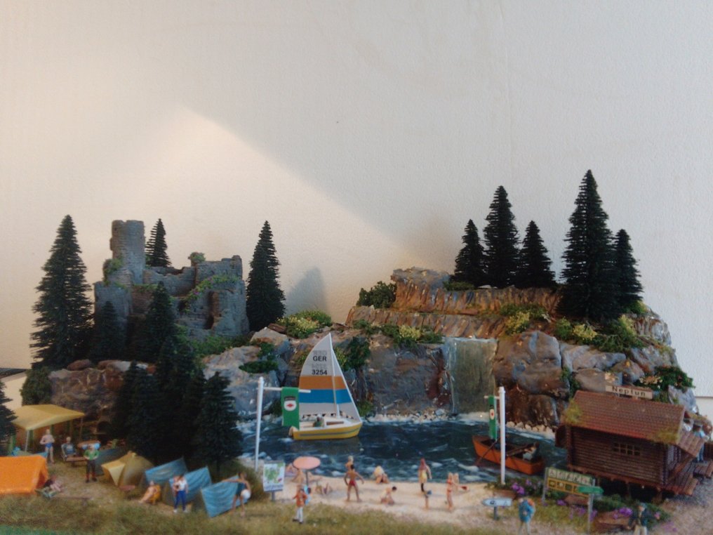 Faller, Kibri, Heki, Noch, Preiser H0轨 - 火车模型风景 (92) - 具有丰富细节的自然公园 #1.0