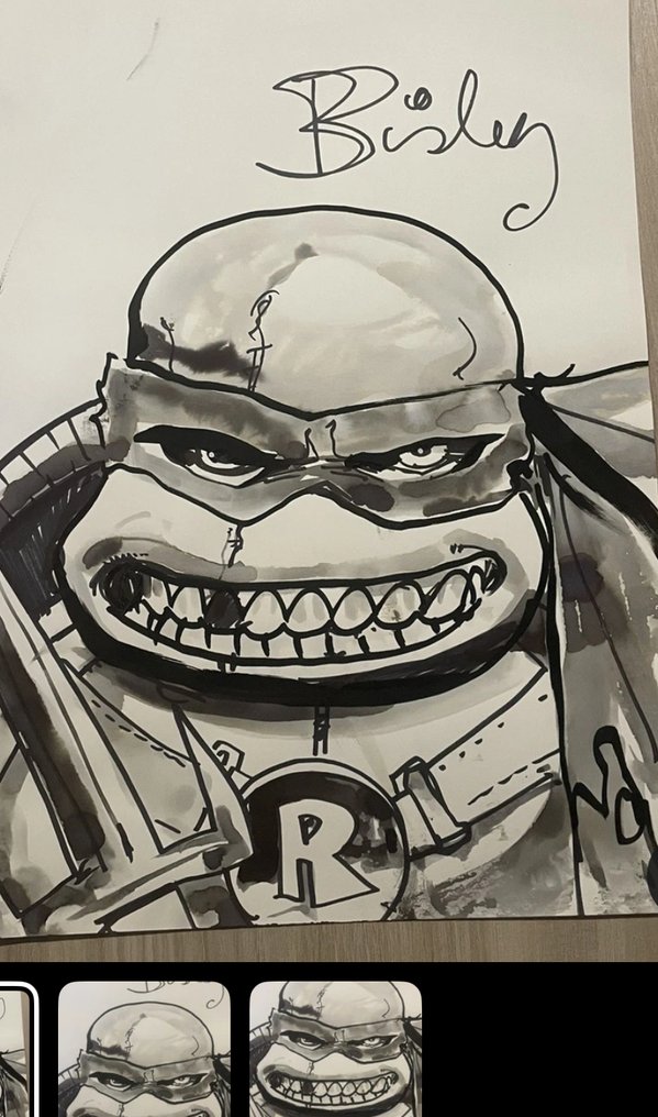 Simon Bisley - 1 Original drawing - Tartarughe Ninja - Raffaello Tartarughe Ninja #3.2