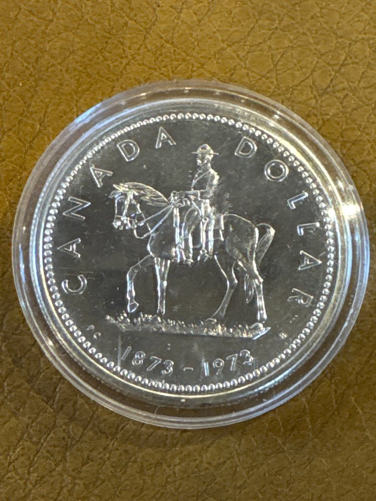 Kanada. 1 Dollar 1973 Mounted Police 23,32g  (Ohne mindestpreis) #1.0