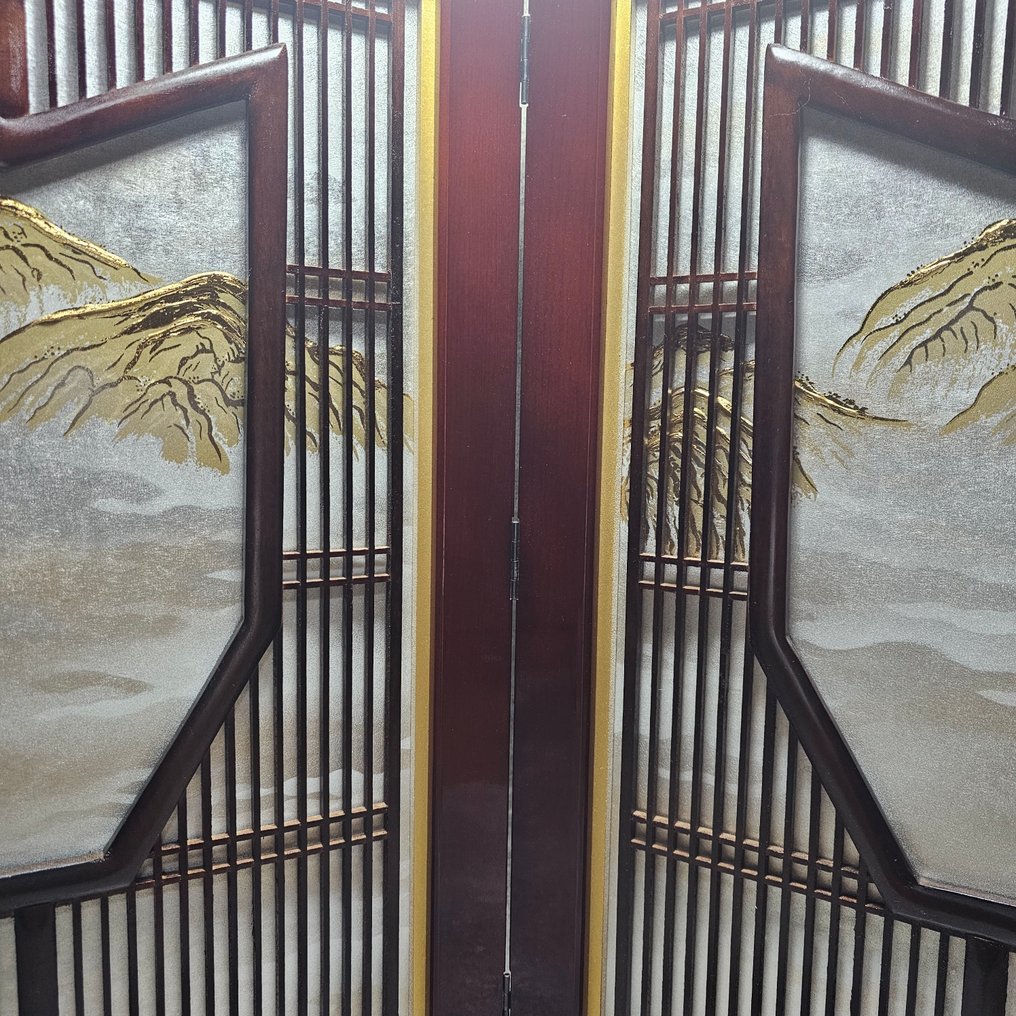 Αναδιπλούμενη οθόνη - Ξύλο - Ιαπωνία  (χωρίς τιμή ασφαλείας) #2.1