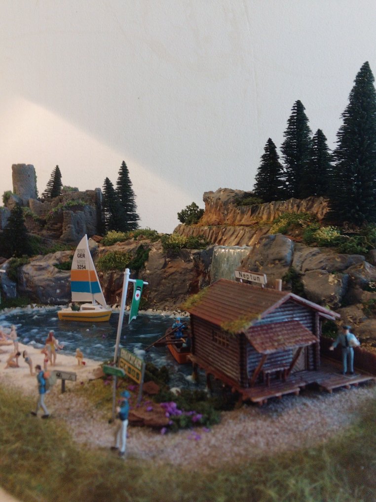 Faller, Kibri, Heki, Noch, Preiser H0轨 - 火车模型风景 (92) - 具有丰富细节的自然公园 #1.0