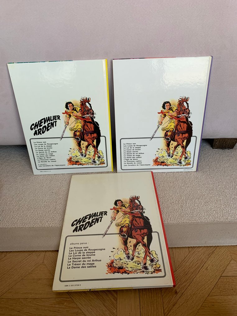 Chevalier Ardent - 3x C - 3 Album - EO - 1976/1980 #1.0