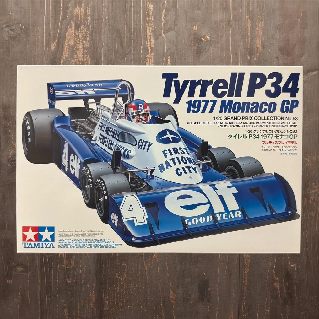 Tamiya - Voiture-jouet Tyrrell P34 1977 Monaco GP - 1990-2000 - Japon #1.0