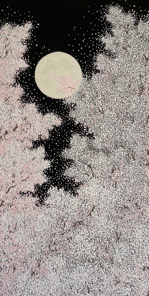 Cherry Blossom and Full Moon - Teruhide Kato (1936-2015) - 日本  (沒有保留價) #2.1