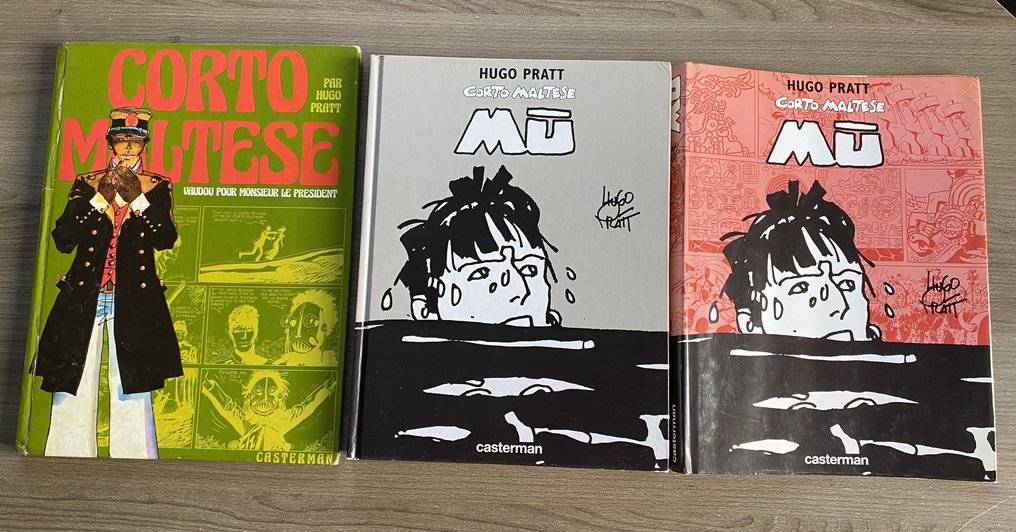 Corto Maltese - 3x C + jaquette - 3 Album - EO - 1974/2025 #2.1