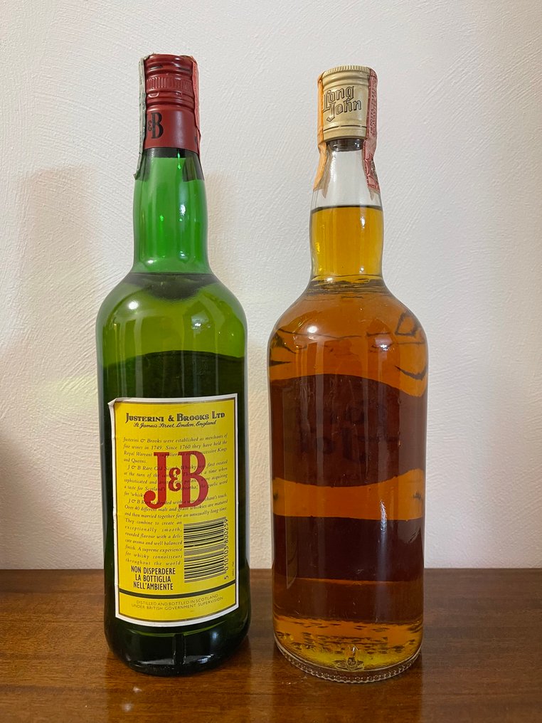J&B Rare + Long John Special Reserve  - 70cl, 75cl - 2 bottiglie #1.0